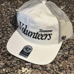 Tennessee Volunteers 47 Brand Hitch Spell Out Snapback White Hat NCAA New